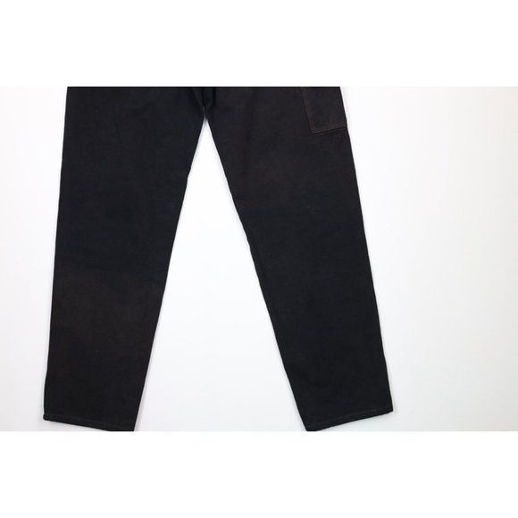 NOS Vtg 90s Pelle Pelle Mens 32x34 Spell Out Hip Hop Baggy Fit Big Pocket Jeans - Picture 10 of 12